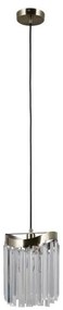 Lustră pe cablu ITALUX PND-44544-1 SABRIGA 1xE14/40W/230V crom mat
