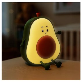 Lampă de veghe pentru copii AVOCADO, LED reîncărcabilă și reglabilă LED/1W/5V 1200 mAh