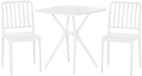 Set mobilier de balcon Sinnamon (plasticic Alb) . 1075853