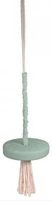 Leagan din lemn si spuma pentru copii RingSwing by BabySteps, Catifea Velvet Mint