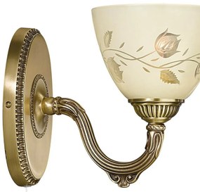 Aplica de perete din alama 1 brat design italian 6258