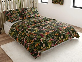 Lenjerie de pat din microfibra MYSTIC GARDEN verde inchis Dimensiune lenjerie de pat: 70 x 90 cm | 140 x 220 cm