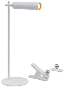 Lampă de birou LED magnetică reglabilă LED/3W/5V 4000K 1500 mAh albă