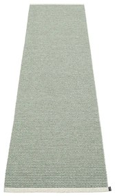 Covor tip traversă pentru interior și exterior verde deschis 60x250 cm Mono Sage Army – Pappelina
