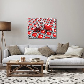Tablou - Abstract metalic 3D (70x50 cm)