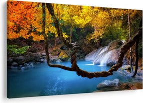 Tablou - Cascade din Asia (90x60 cm)