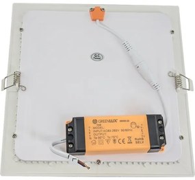 Corp de iluminat LED încastrat pentru baie VEGA LED/24W/230V 3800K 29,8 cm IP44