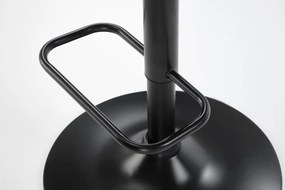 Scaun de bar H124 negru/nuc