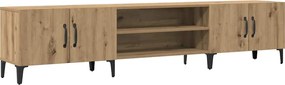 vidaXL Dulap TV, stejar artizanal, 180x31,5x40 cm, lemn prelucrat