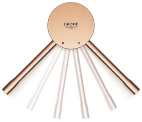 GROHE 33624DL1 - Baterie de cadă ESSENCE, 193 mm, bronz