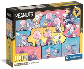 Snoopy Puzzle Compact 1000 de piese Clementoni