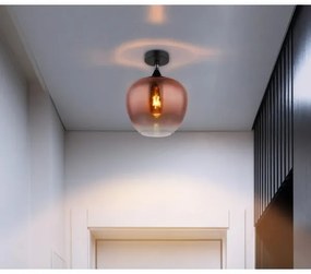 Plafonieră Globo 15548DG MAXY 1xE27/40W/230V cupru