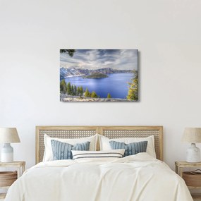 Tablou lacul montan (90x60 cm)