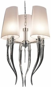 Azzardo AZ0028 - Lustră pe lanț DIABLO 6xE14/11W/230V alb