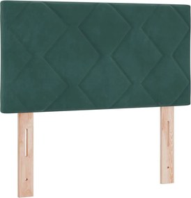 vidaXL Tăblie cap Verde închis 80 cm Catifea