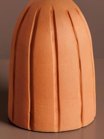 Lampa de masa, din ceramica, cu abajur din bumbac, Dendelion