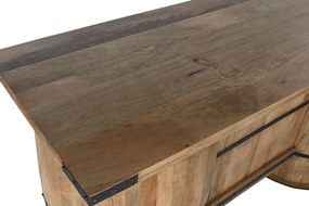 Consola de bar, din lemn de mango, Barrel