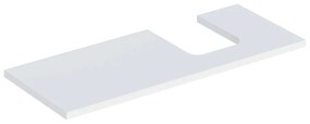 Blat pentru lavoar Geberit One cu decupaj in dreapta 120 cm alb mat