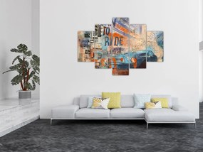 Tablou - Născut să călătorească (150x105 cm)