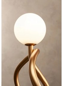 Redo 01-3258 - Lustră cu tijă CONFUSIO, 5 x E14, 28 W, 230 V, Ø 96 cm, auriu