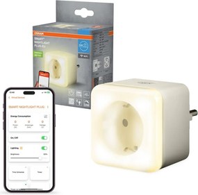 Osram - Priză SCHUKO LED dimabilă cu lumină de veghe SMART+ NIGHTLIGHT 230V Wi-Fi