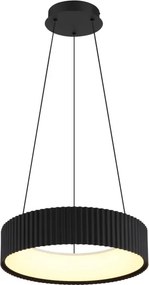 Globo 15924S - Candelabru LED suspendat pe cablu KEMP LED/45W/230V, Ø 46 cm, negru