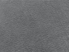 Canapea gri închis pentru dormitul zilnic/extensibilă cu tapițerie din chenille 220 cm Hugo – Bobochic Paris