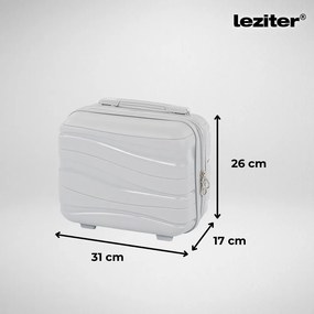 TraveLux Voyager II gurulós bőrönd szett szürke