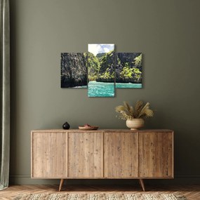 Tablou cu râu montan (90x60 cm)