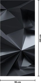 Fototapet pentru ușă - Abstract geometric (95x205cm)