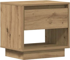 vidaXL Noptieră Stejar Artizanal 45 x 34 x 44 cm Lemn compozit