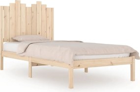 vidaXL Cadru de pat, 100x200 cm, lemn masiv de pin