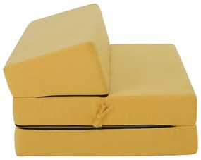Scaun pliant/saltea VEDIS, galben