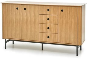 Comoda Smart KM1 stejar - L167 x A44 x h93 cm