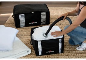 Cutie de depozitare cu vid pentru haine Compactor Black, 125 l