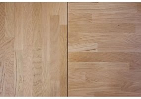 Extensie blat din lemn de stejar lustruit pentru masa de dining Rowico Brooklyn