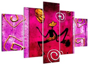 Tablou picturii istorice pe perete (150x105 cm)