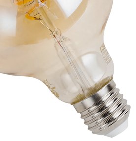 Set 5 becuri Bec LED inteligent E27 reglabil G95 chihlimbar 4.9W 320lm 2500K