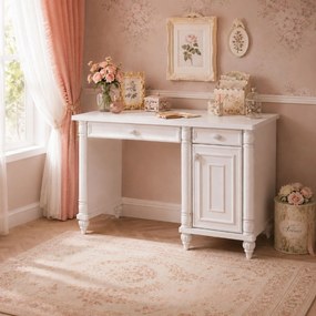 Birou Romantic pentru Copii E i Tineret , Eleganta E i Functionalitate, 117x62x75 cm