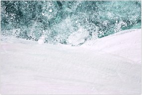 Tablou - Turcoaz abstractizare (90x60 cm)