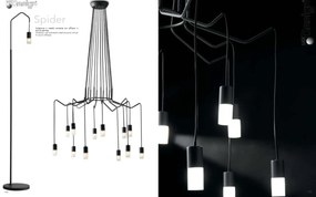 Lustra cu 3 pendule design modern SPIDER antracit I-SPIDER-PL3 FE