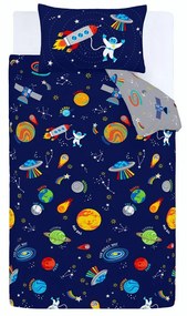 Lenjerie de pat pentru copii pentru pătuț 120x150 cm Lost In Space – Catherine Lansfield