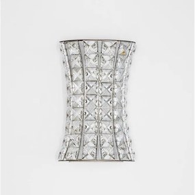 Aplica de perete LED crom, cristale sticla CELYSIA