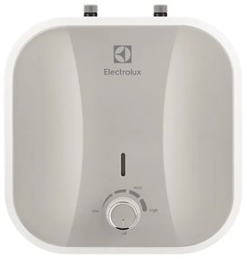 Boiler electric Electrolux 10L, Clasa B, 2000W,alimentare sus, termostat mecanic, clasa de rezistenta IPX4, protectie la supraincalzire, supapa de siguranta a presiunii, montare pe verticala, elemente de fixare incluse, alb-bej, model 10 Q U
