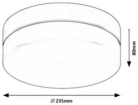 Plafoniera LED pentru baie IP44 Gaelo 23,5cm