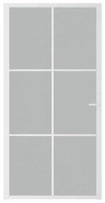 Usa de interior, 102,5x201,5 cm, alb, sticla mata si aluminiu 1, white and frost, 102.5 x 201.5 cm, Grila 3x2