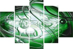 Tabloul abstract verde (150x105 cm)