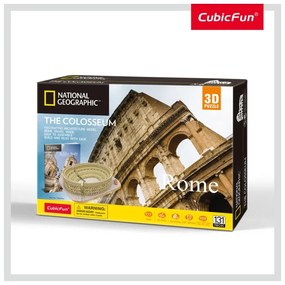PUZZLE 3D + BROSURA - COLOSSEUM 131 PIESE - CUBICFUN (CUDS0976H)