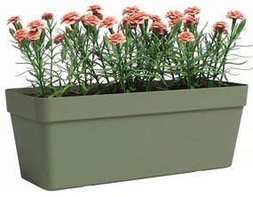 Jardinieră din plastic reciclat cu sistem de auto-irigare 50 cm Capri – Artevasi