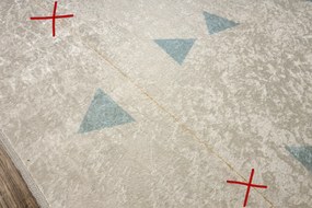 BAMBINO 1960 covor lavabil Tigru, indian pentru copii anti-alunecare - alb - SECUNDAR-COTATI PRODUSUL